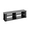 Corliving Bakersfield Ravenwood Black Wooden Tv Stand For Tvs Up To 75"